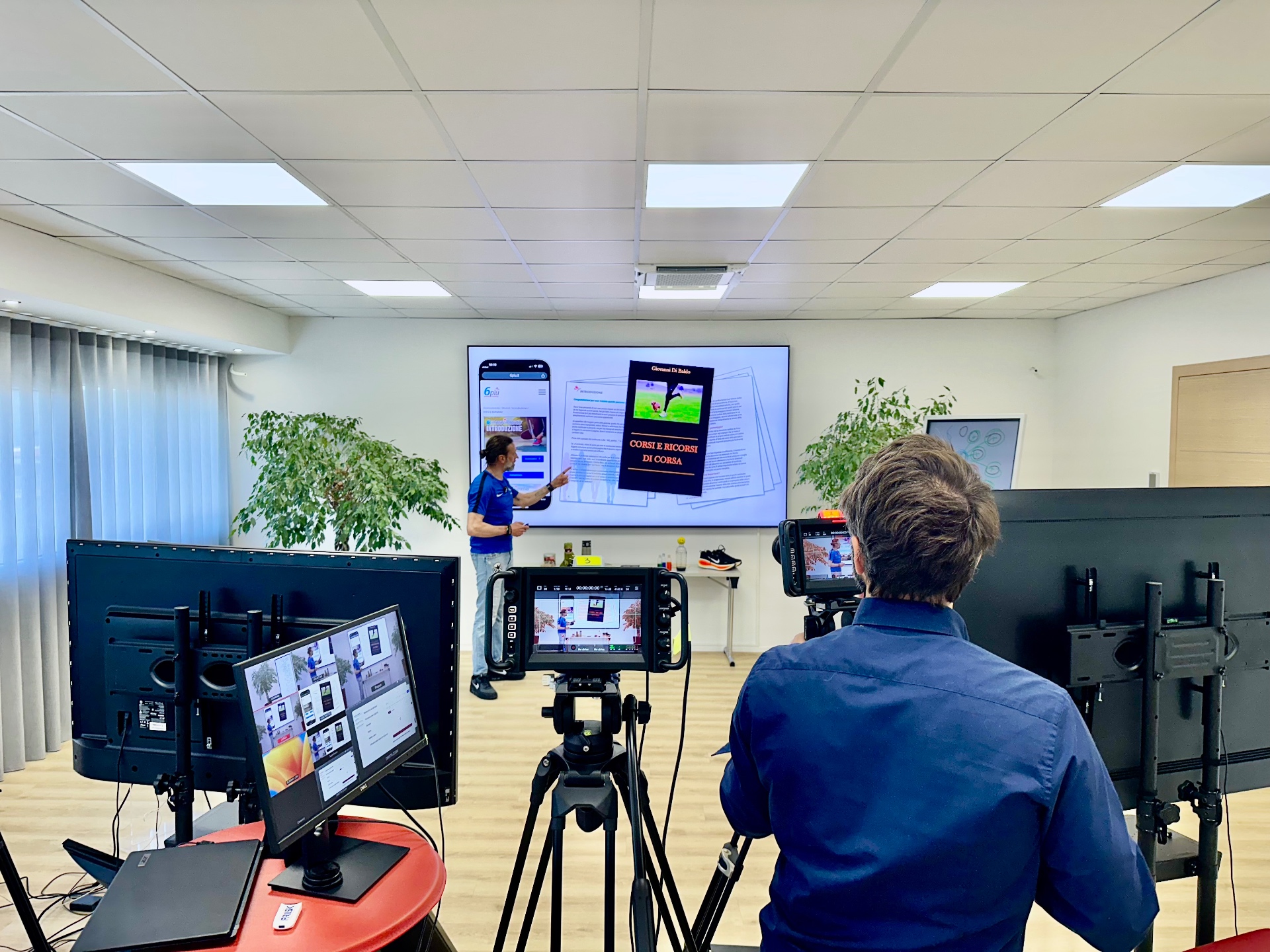 Regia live streaming Outliers durante una diretta